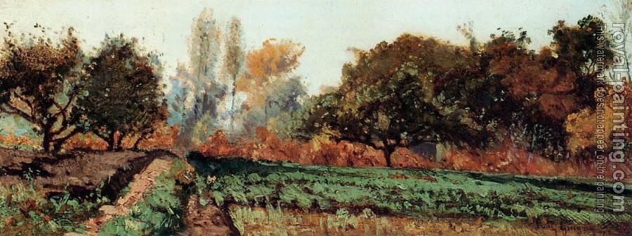 Paul-Camille Guigou : Fields and Trees, Autumn Study